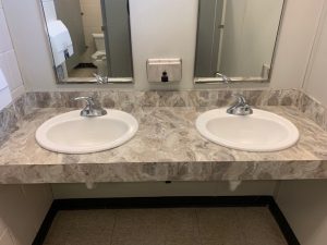 Shelter house bathroom